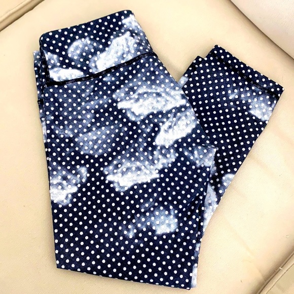 Lululemon Athletica Floral/Polka Dot Leggings - Picture 1 of 4